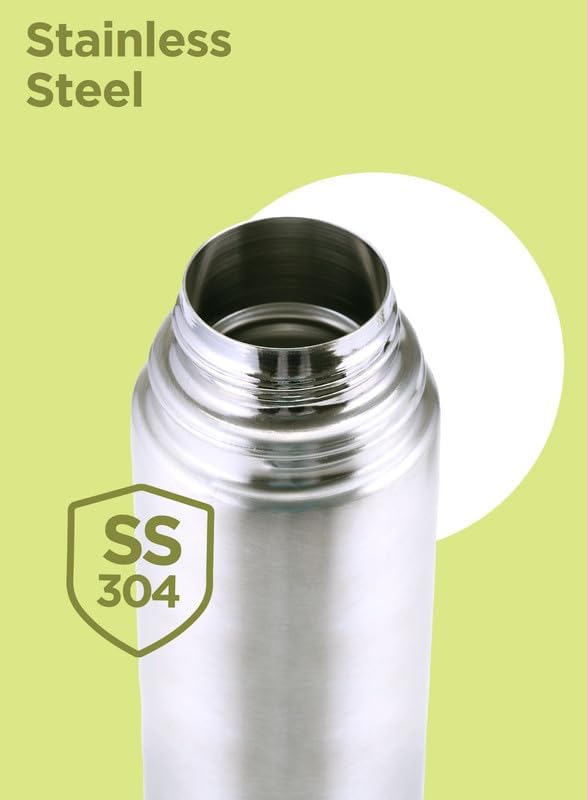Milton Vacuum Flask for Hot Drink 1 Litre (34 oz), Stainless Steel Double Walled Insulated Water Bottle for 24 Hour Hot and Cold Drinks with Cover, Leak Proof, BPA Free, Thermosteel Flip Lid 1000 ml - Image 4