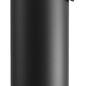 POWCAN 40 oz Insulated Water Bottle with 2-in-1 Straw and Spout Lid, Keep Cold 24H, Leak-Proof, BPA-Free, Double Wall Stainless Steel Water Bottle for Sports, Gym, Travel, and School (Dark Knight)